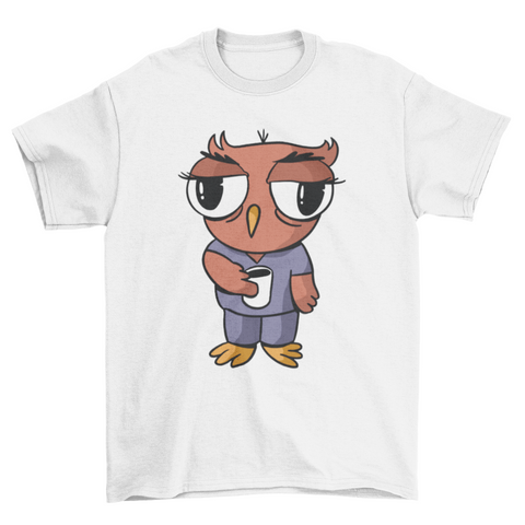 Owl nurse t-shirt