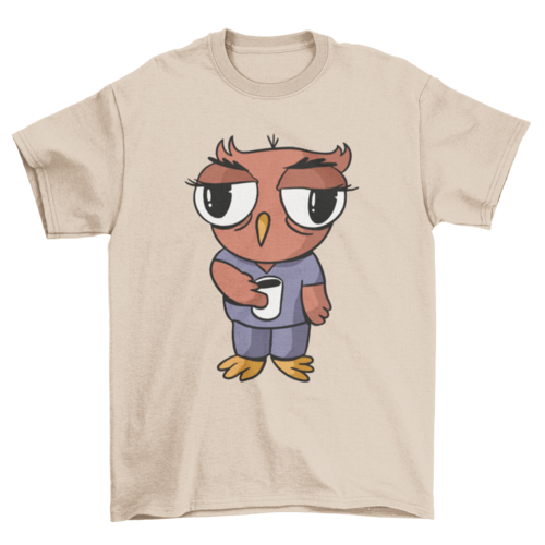 Owl nurse t-shirt